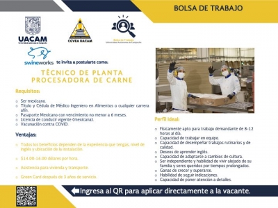 VACANTE DISPONIBLE FEBRERO