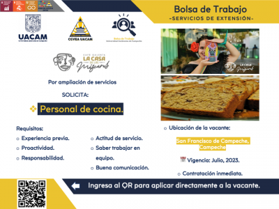 Vacante de La Casa de las Máscaras