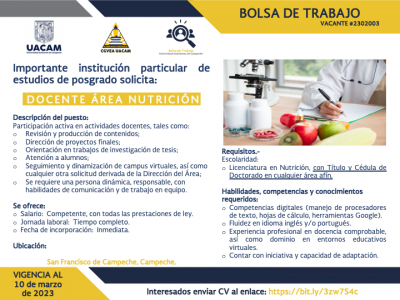 VACANTE #2302003