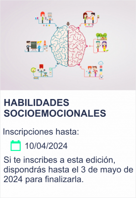 Curso "Habilidades socioemocionales en ámbitos profesionales"