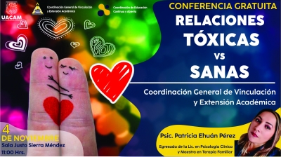 Conferencia Relaciones Tóxicas vs Sanas
