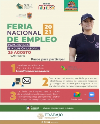 Feria Nacional de Empleo para Jóvenes e inclusión laboral 2021