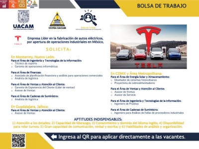 VACANTE DISPONIBLE  MARZO